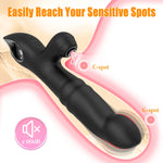SuctionWave Beaded Thrusting Vibrator💦💓