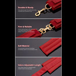 Velvettie Bond – Red Leather Restraint Cuffs 💞