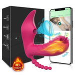 SmartApp Heated Sucking & Vibration Clit + G-Spot Massager 📱💦