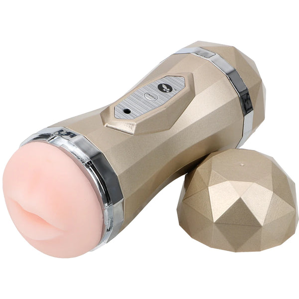 GoldRush MoanMaster – Intelligent Vibration & Voice Masturbator🔥🎧