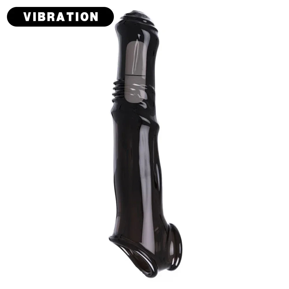 Titan Surge – 7cm Vibrating Penis Extender 💥🔋