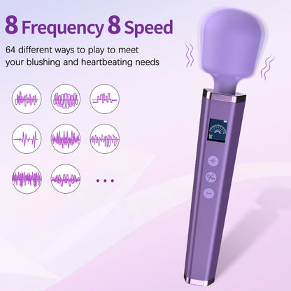 VibeMaster 8-Speed Wand Massager🔮💜✨