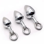 Steel Tease – Metal Ring Anal Plug Set 🔗❄️🍑