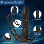 STIMUFORCE™ – Telescopic Prostate Vibe with Cock Ring Control 💥🍑