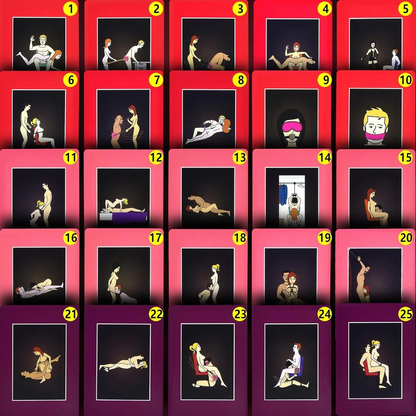 KinkPlay: 50 Bondage & Position Cards 💋🎲💢