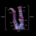 DrakoTwist X – Dual-Spire Dragon Dildo for Deep, Stretch-Filled Fantasy Play 🐉💜🔥