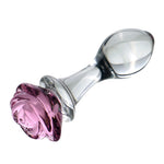 Glass Bloom – Rosebud Crystal Plug 🌸💎🍑