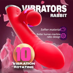 Dual-Pulse Rabbit Rotating Vibrator 💦