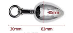 Steel Tease – Metal Ring Anal Plug Set 🔗❄️🍑