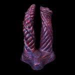 DrakoTwist X – Dual-Spire Dragon Dildo for Deep, Stretch-Filled Fantasy Play 🐉💜🔥