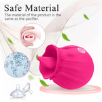 Blush Rose Tongue Vibrator 🌸