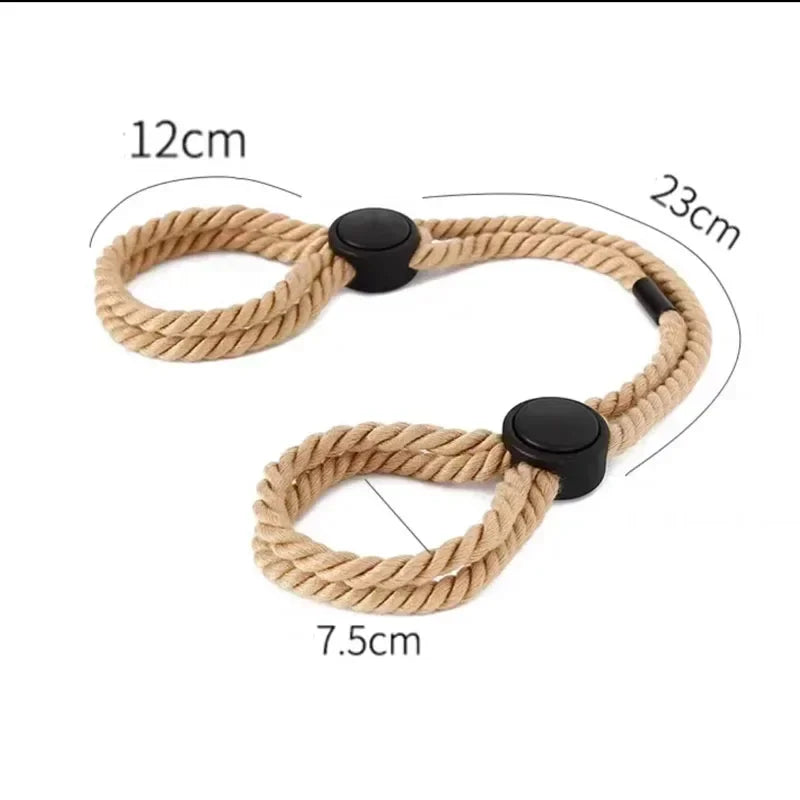 TwistBind Soft Rope Handcuffs 🪢