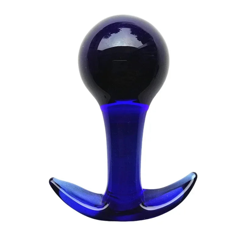 Crystal Bloom – Elegant Glass Anal Plug 💎