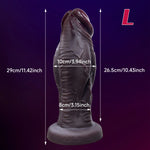 PlumBeast X – Ultra-Thick Veined Dildo with Suction Cup & Stretch Impact 🍇🔥💪