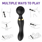 PulseGlide Duo Wand ⚡💜💦