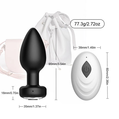 DeepMode – App-Controlled Anal Plug for Vibration on Command 📱🖤🍑
