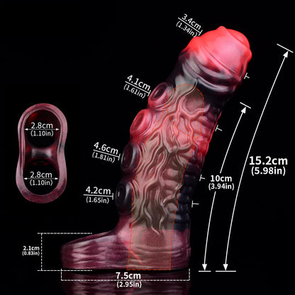 Inferno Pulse – Remote-Controlled Vibrating Penis Sleeve 🔥💣