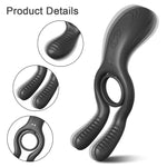 Dual Vibrating Clit & Cock Ring – 12-Mode Pleasure Enhancer⚡🔥