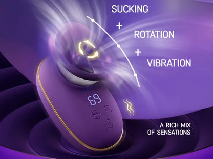 VibeLust Duo – Nipple Sucker & Pulsing Dildo Set 💚👅💥