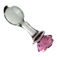 Glass Bloom – Rosebud Crystal Plug 🌸💎🍑
