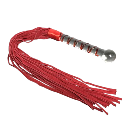 Velvet Punisher – Dual-Play Glass Flogger