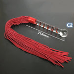 Velvet Punisher – Dual-Play Glass Flogger