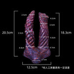 DrakoTwist X – Dual-Spire Dragon Dildo for Deep, Stretch-Filled Fantasy Play 🐉💜🔥