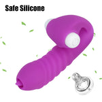 Vibrakiss – Finger Control Clit Flicker with Ribbed Anal Tip 💋🔥