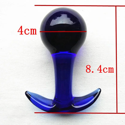 Crystal Bloom – Elegant Glass Anal Plug 💎