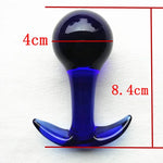 Crystal Bloom – Elegant Glass Anal Plug 💎