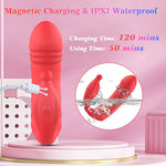 Dual Motor Thrusting G-Spot Vibrator with Remote & App Control 🔥