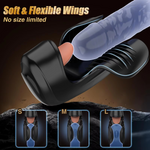 TongueTamer X – 2-in-1 Licking & Tapping Glans Vibrator for Intense Edge Training 🍒⚡🌀