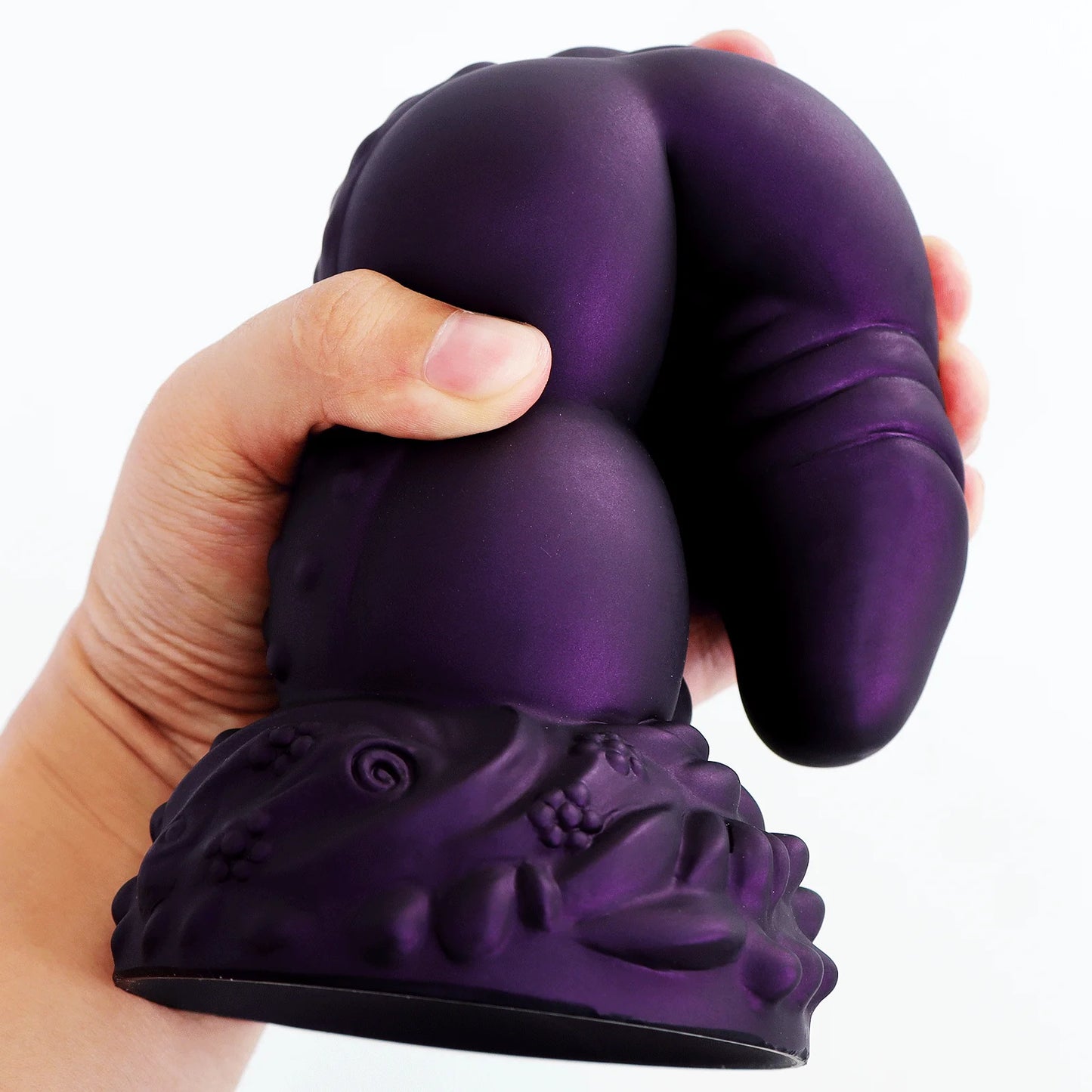 DrakoLust X – Dual-Layer Dragon Dildo with Ultra-Real Veins & Suction Base 🐉💜🔥