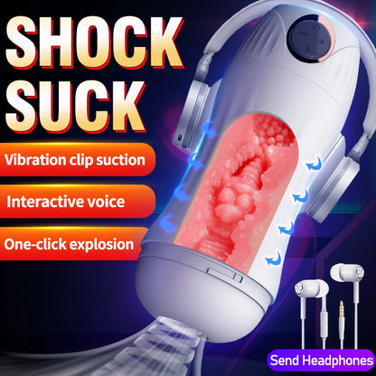 Shock Suck Interactive Masturbator 🔊💦