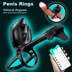 VibeStrike App-Controlled Dual Cock Ring 🔥