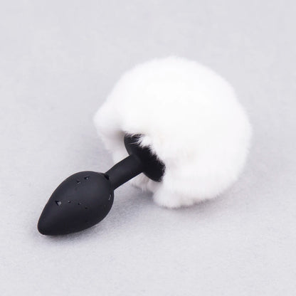 BunnyBum – Fluffy Tail Silicone Plug for Cosplay & Playtime 🍑🐰✨