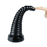 Ascend Spiral – XXL Ribbed Dildo 🖤🌪️
