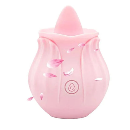 Blush Rose Tongue Vibrator 🌸