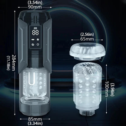PowerGrip 3D – Thrust & Suction Smart Masturbator 2.0🔥