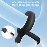 PressureGrip Inflatable Cock Ring 💥🖤