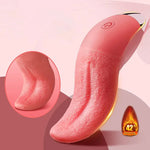 BlushLick – Heated Tongue Vibrator with 10 Modes & Wet Wave Stimulation 👅💗🔥