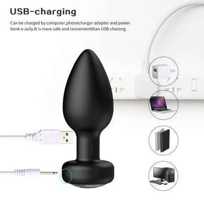 DeepMode – App-Controlled Anal Plug for Vibration on Command 📱🖤🍑