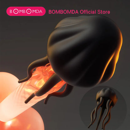 JellyGrip Glans Trainer – Tentacle Vibration Penis Stimulator 🐙🍆⚡