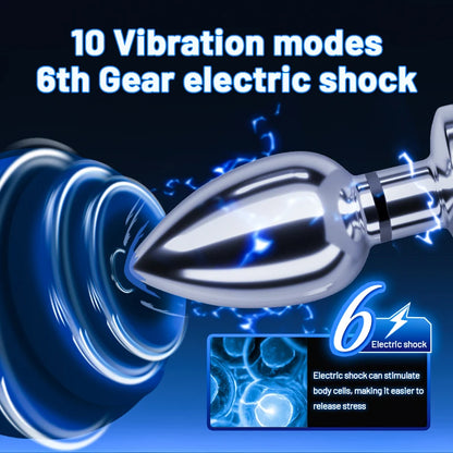 SteelPulse – Remote-Controlled Vibrating Metal Plug 🔥📡🍑