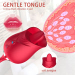 RoseBloom Thruster – 3-in-1 Licking, Sucking & G-Spot Vibe 🌹💦👅