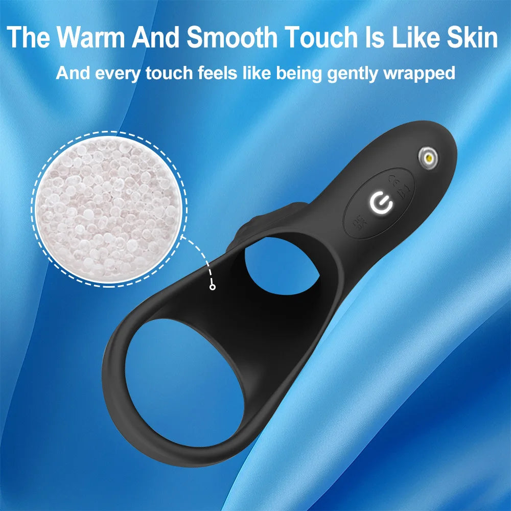 Black Thunder Dual-Ring Vibrator 🔥