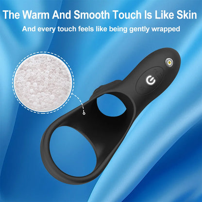 Black Thunder Dual-Ring Vibrator 🔥