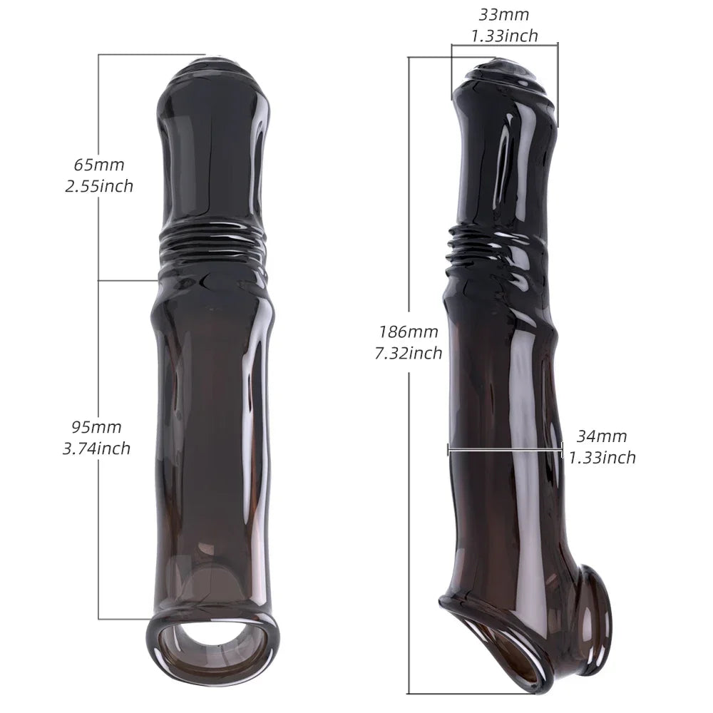 Titan Surge – 7cm Vibrating Penis Extender 💥🔋