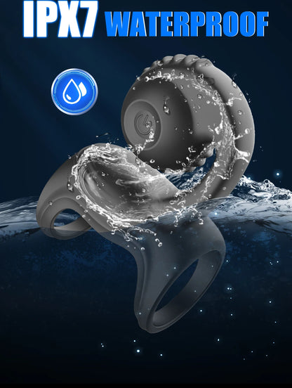 TurboGrip 2-in-1 Vibrating Cock Ring 🔥