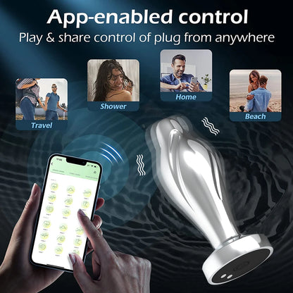 PulsePlay™ App-Controlled Vibrating Butt Plug